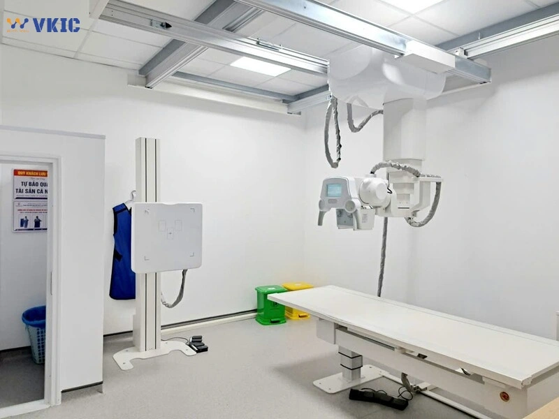 Installed X-ray room at Hanoi Medical University Hospital